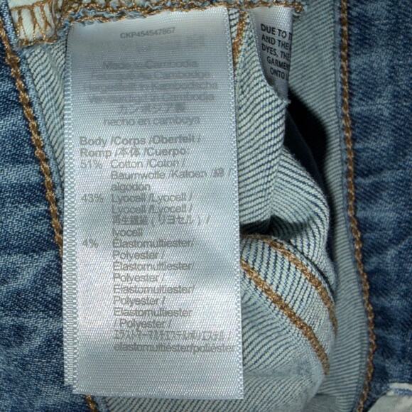 Madewell “The Perfect Vintage Jean” High Rise Tapered Raw-Hem Wash Size 34 - Picture 5 of 8